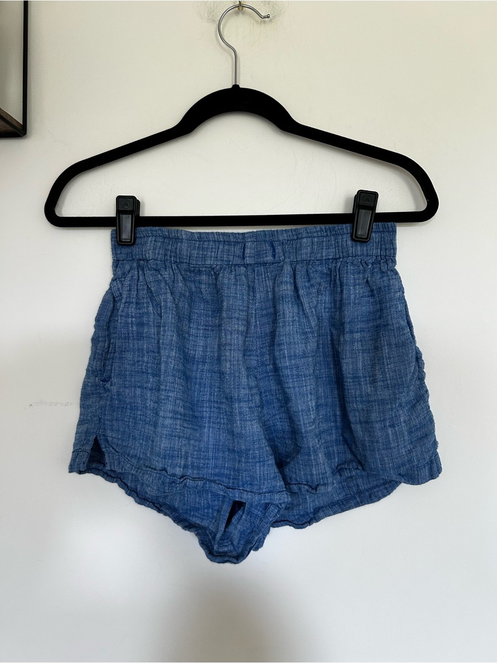 Seafolly 100% Cotton Lightweight Denim‎ Short Shorts Size Small